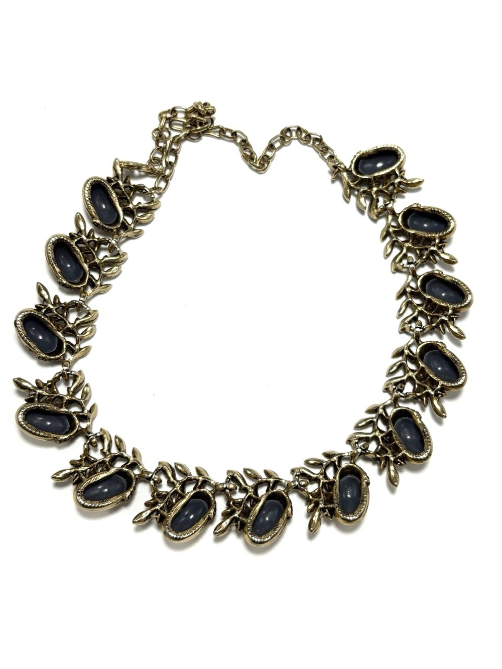 Vintage Attributed To Coro For Knotts Berry Farm Necklace Acorn Goldtone - Picture 3 of 7